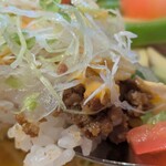 豊見城タコライス - たっぷり野菜のラクレットタコライス