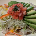 豊見城タコライス - たっぷり野菜のラクレットタコライス