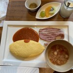 レジーナリゾート軽井沢 御影用水 - オムレツの朝ごはん