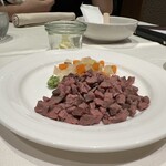 レジーナリゾート軽井沢 御影用水 - 愛犬のお料理（鹿肉）