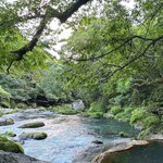 妙見石原荘 食菜石蔵 - 混浴露天風呂、もちろん入ります