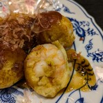 たこやき 大八 - エビは大きめの1尾