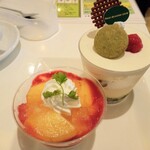 フォーシーズンズカフェ - 桃のハーモニー　屋久島愛子茶ティラミス