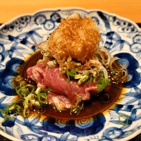 御料理 まつ山 - 野崎牛のたたき