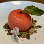 野菜がおいしいレストラン LONGING HOUSE - ソイミルクのりんごムース