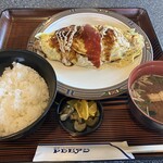 トレビアン - オム焼きそば定食