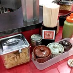 ラーメン 杉田家 - 卓上味変調味料