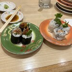 回転寿し トリトン - 巻物はちょいバランスが、悪かった