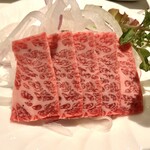 黒毛和牛 ステーキハウス もり川 - 肉刺し