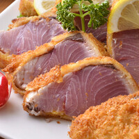 戻り鰹のレアカツ