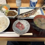 喜界 - 秋刀魚塩焼き定食