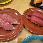 鮨覚 - 本マグロ赤身と中トロ
