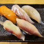 鮨覚 - 料理写真:人気の五点盛