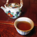 腰掛庵 - ほうじ茶