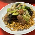 香蘭 - 牛バラかた焼きそば