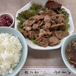 手打ちらーめん　与三郎 - かしら焼き定食