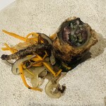 ウシマル - 多古町産天然スッポン フリット エンペラ どじょう コリンキー