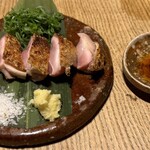 吾一 - 鶏もも肉のたたき