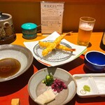 宴 ハゲ天 - まずは海老でスタート
