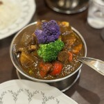 トマト - 和牛ビーフジャワカレー・野菜トッピング