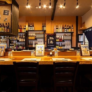 店主の技を目の当たりにでき、臨場感もたっぷり。
