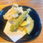 蕎麦処鏑屋響 - ランチ　蕎麦遊膳　響　1,760円　天麩羅