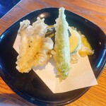 蕎麦処鏑屋響 - ランチ　蕎麦遊膳　響　1,760円　天麩羅
