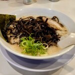 博多天神 新橋1号店 - キクラゲラーメン¥700(ラーメン¥600＋キクラゲ¥100)