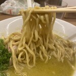 左とう - 中太平打ち麺