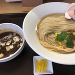 めん処 きよ洲 - 貝汁昆布水の芳醇つけ麺1100円税込
