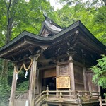 うずら家 - 戸隠神社九頭竜社。水を司る雨乞いの神様だそう