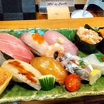 寿司と地魚料理　大徳家 - 本日のおまかせ握り