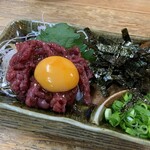 谷町 一味禅 - 馬刺しユッケ