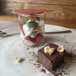 食堂N - 料理写真:コースデザート一例