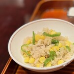壽山 - 万願寺唐辛子玉蜀黍ご飯