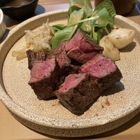 炭火焼肉 肉の匠 ひうち - 和牛上赤身ステーキ100g