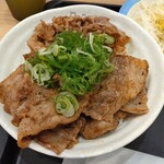 松屋 - 料理写真:２種盛り牛焼肉丼（大盛り）