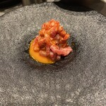 北海道焼肉 北うし - びえい和牛サーロインユッケ