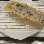 芦屋天がゆ - ナスの天ぷら美味