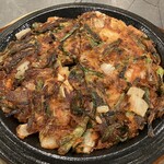 ラオン 焼肉 - キムチチヂミ