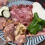 喜楽亭 - 焼肉セット3人前