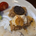 キッチン ブルー グローブ - ソースもかけます