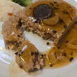 キッチン ブルー グローブ - 細かいトリュフも見えます