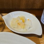 キッチン ブルー グローブ - 白菜のお新香