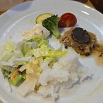 キッチン ブルー グローブ - 最後のワンプレート