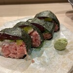 旨い肴と酒 ふるさと - トロたく巻き