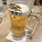 吟醸マグロ - まずは生ビール！