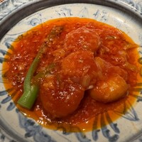 中華割烹 わらじん - 海老の上海風チリソース煮