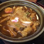 角丸 - カレー煮込みうどん（2014.4）