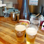 博多ラーメン ばりこて - 瓶ビール